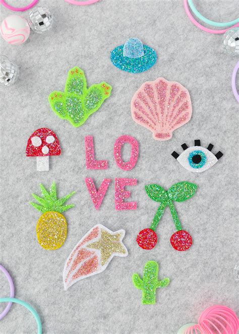 How To Make Your Own Glitter Patches Handmade Charlotte