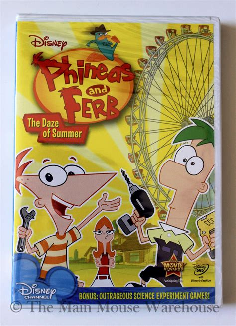 Disney Channel Phineas And Ferb Vol 2 The Daze Of Summer Dvd English