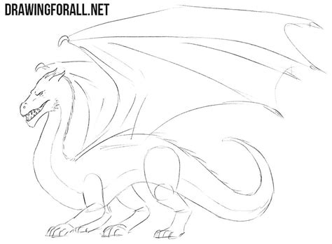 Learn How To Draw A Dragon Easy For Beginners Step By Step