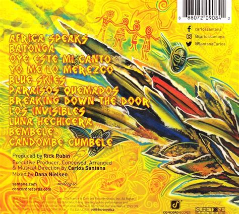 africa speaks santana cd album muziek