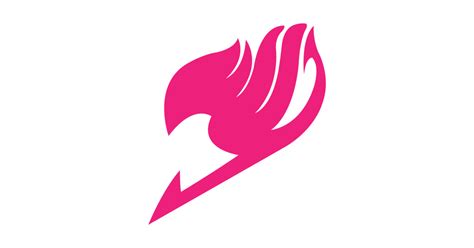 Fairy Tail Logo Pink Fairy Tail Sticker Teepublic