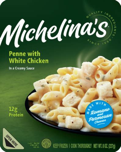 Michelinas Penne With White Chicken Frozen Meal 8 Oz Smiths Food