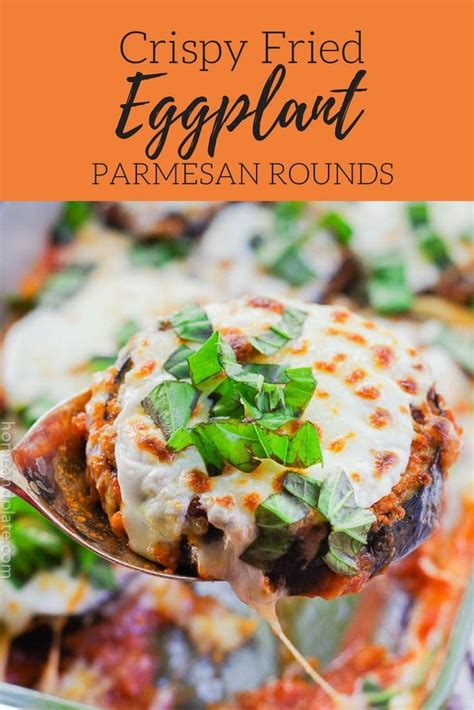 Place in a shallow dish. Crispy Fried Eggplant Parmesan Rounds | Recipe in 2020 ...