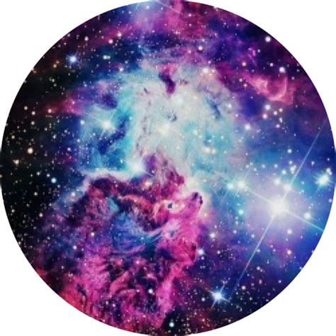 Stars Star Galaxy Circle Background Sticker By Dexhornet