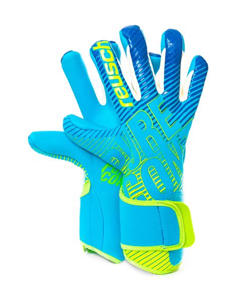 Guantes De Portero Reusch Pure Contact Ax Aqua Blue Golero Sport