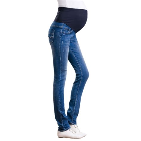 Buy Cotton Denim Jeans Maternity Pregnancy Clothes For