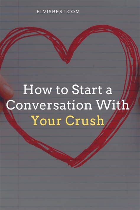 How To Start A Conversation With Your Crush