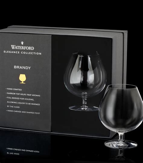 waterford elegance brandy glass set of 2 harrods us