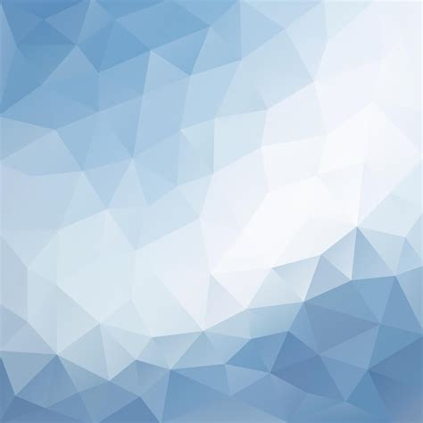Premium Vector Soothing Blue Polygonal Background
