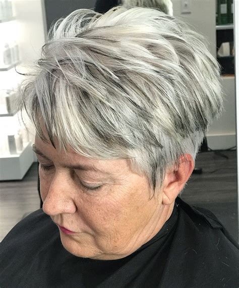 65 Gorgeous Hairstyles For Gray Hair To Try In 2024 Short White Hair Short Grey Hair White