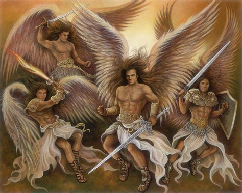 Warrior Angels Painting By Glenda Stevens Fine Art America