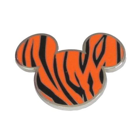 Disney Mickey Icon Pin Tiger Print