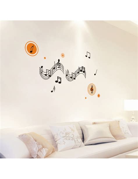 Vinilo Decorativos Pared Notas Musicales Mod2 Tienda De Vinilos Online