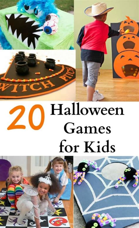 Fun and creative holiday party games for kids & families. 20 Halloween Games for Kids