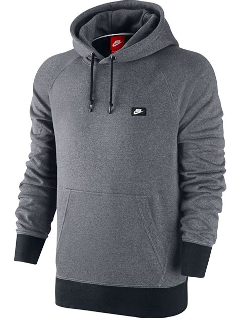 Nike Nike Aw77 French Terry Shoebox Mens Pullover Hoodie Cool Grey