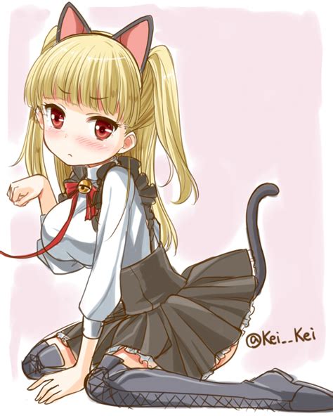 Kei Kei Uesugi U Kyouko Tokyo 7th Sisters 1girl Animal Ears Bell