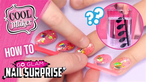 New Go Glam Nail Surprise 💅🏽 How To Use Press On Nails For Kids