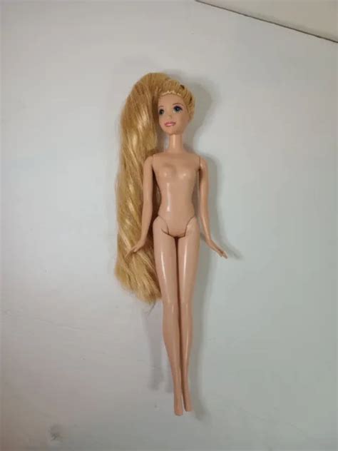 Barbie Doll Nude Disney Princess Tangled Rapunzel Short Brown Hair My