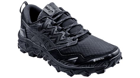 It contains improved upper and sole technology than previous models to make your run. Asics Women's FujiTrabuco 8 GTX black/black bestellen bij ...