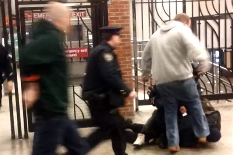 Nypd Cop Caught On Tape Kicking Fellow Officer