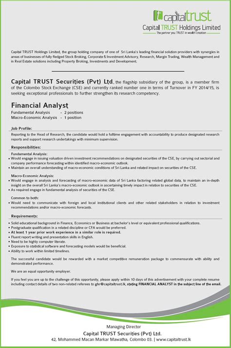 This post exhaustively discusses of the key duties, tasks, and responsibilities that make up the financial reporting analyst work description in most organizations. Financial Analyst