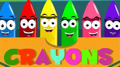 Crayons Color Song Learn Colors Nursery Rhymes For Kids Baby