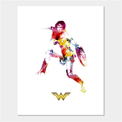 Wonderwoman Watercolor 04 Wonder Woman Posters And Art Prints