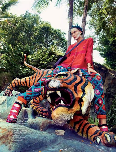 Wearing The World Rebecca Brown By Caleb And Gladys For Elle India June