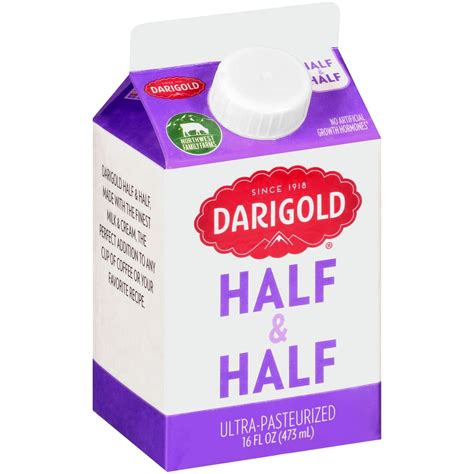 Darigold Half And Half 1 Pint 16 Fl Oz Carton