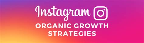 Instagram Organic Growth Strategies