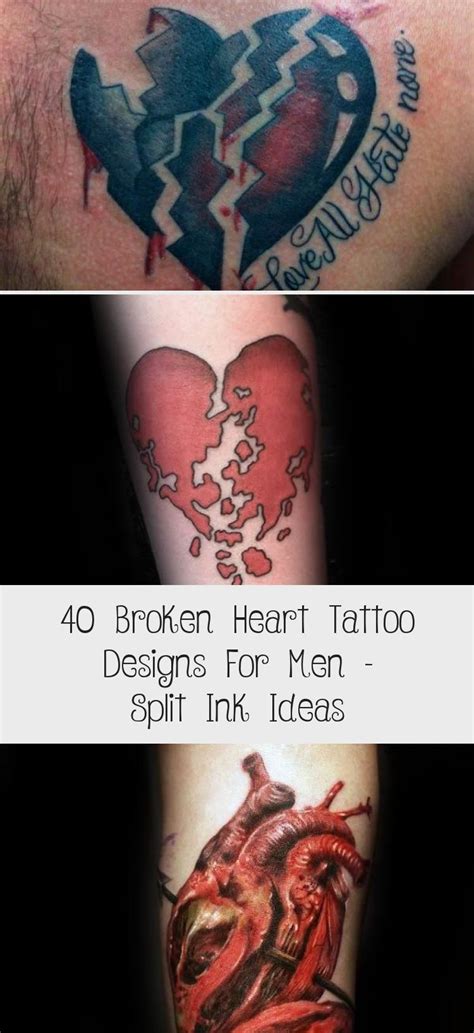 Another simple yet heart touching brother tattoo idea would be to ink the initials of your brother's name. Rib Cage Side Geometric Broken Heart Mens Tattoo Ideas # ...