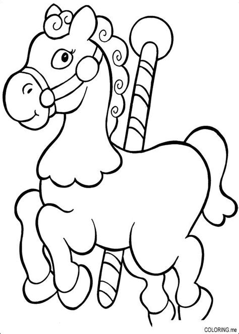 Coloring page : Christmas horse - Coloring.me