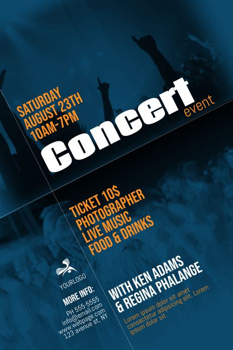Band Concert Event Flyer Template Postermywall