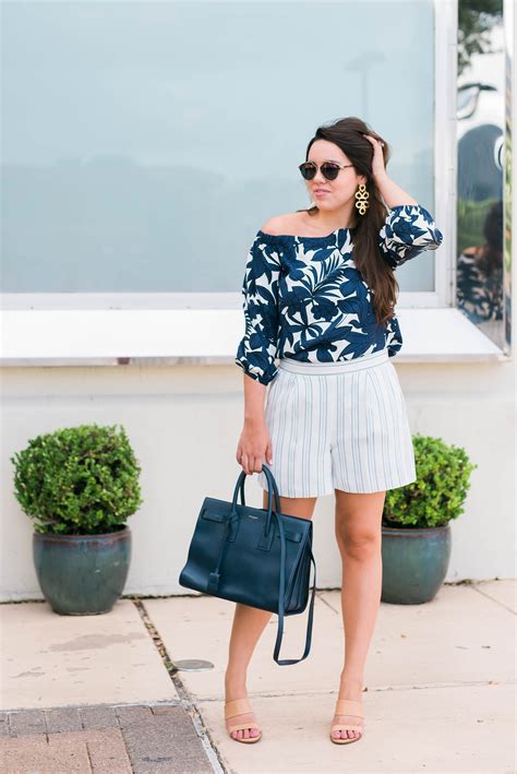 Navy Floral Stripes - Adored By Alex