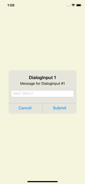 Npmreact Native Dialog Input Skypack