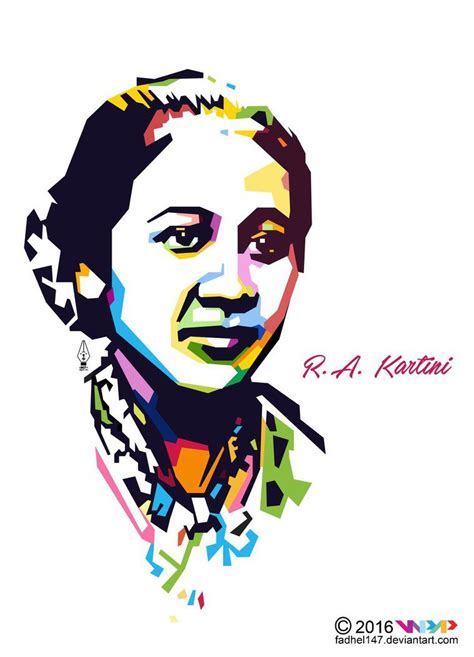 Kartini By Fadhel147 Event Poster Template Wpap Art Fire Image