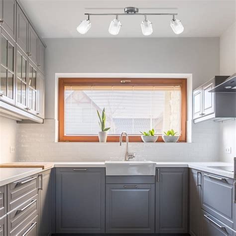 For example, track lights in a kitchen look great when they match the handles on cabinetry and doors. 19 Beautiful Kitchen Track Lighting Ideas That Look Cool