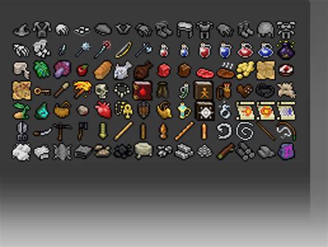 2d Rpg Inventory Item Sprites 2d 图标 Unity Asset Store