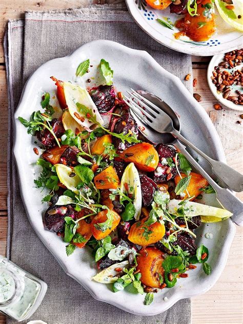Candied Beetroot Salad Vegetable Recipes Jamie Oliver