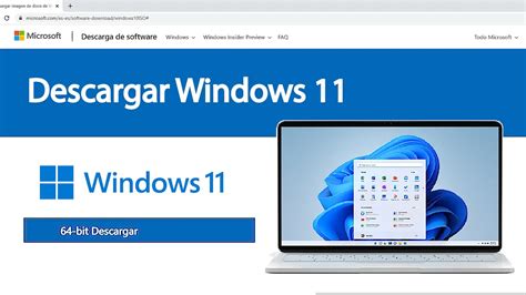 descargar windows 11 iso español 64 bits gratis actualizado agosto 2023