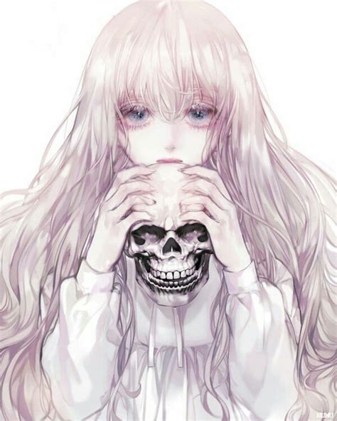 Albums 90 Pictures Anime Girl With Skull Hair Clip Sharp