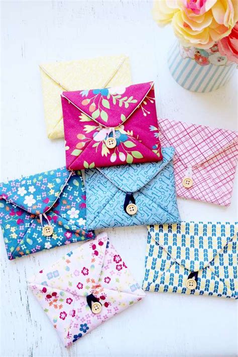 Love Note Fabric Envelopes Free Sewing Pattern Sewing