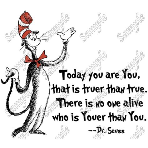 Dr Seuss Quote T Shirt Iron On Transfer Decal 2