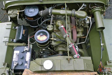 1945 Willys Mb Wwii Military Jeep Army Antique Classic Fully
