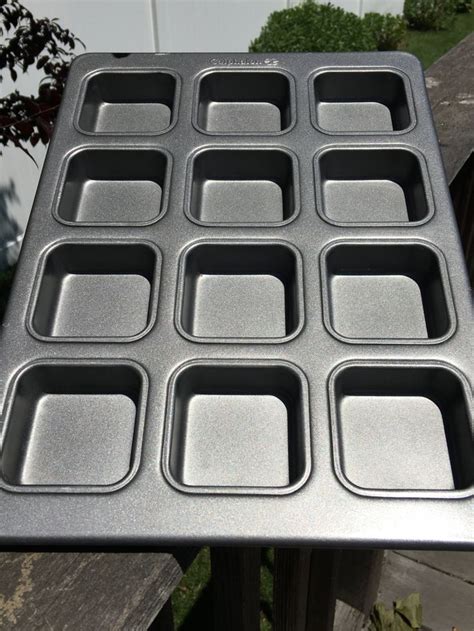 Calaphon Non Stick 12 Cavity Square Pan Muffin Cupcakes Brownies Corn