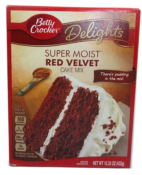 Betty Crocker Super Moist Red Velvet Cake Mix 432g