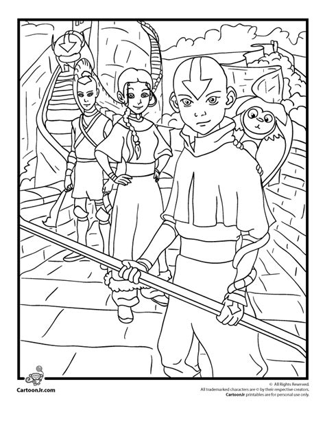 Katara Coloring Page Avatar The Last Airbender Coloring Pages Porn Sex Picture