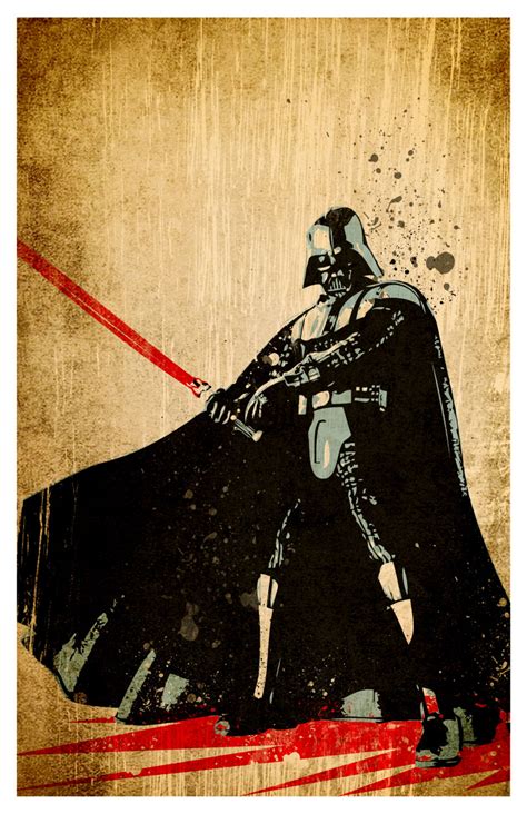 Star Wars Poster Set Of 6 Wall Decor 11 X 17 Darth Vader Etsy