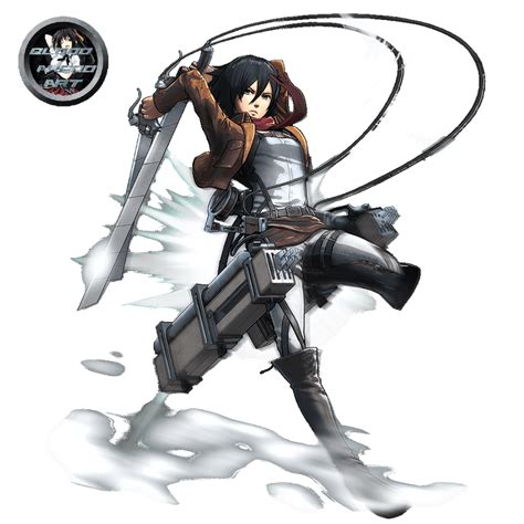 Shingeki No Kyojinattack On Titan Mikasa Render By Bloodakenoart On