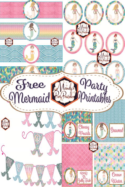 Mermaid Birthday Party Printables Printable Word Searches